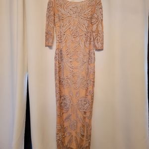 Formal lace illusion dress